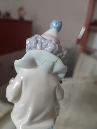 Pierrot con perrito y concertina Lladro