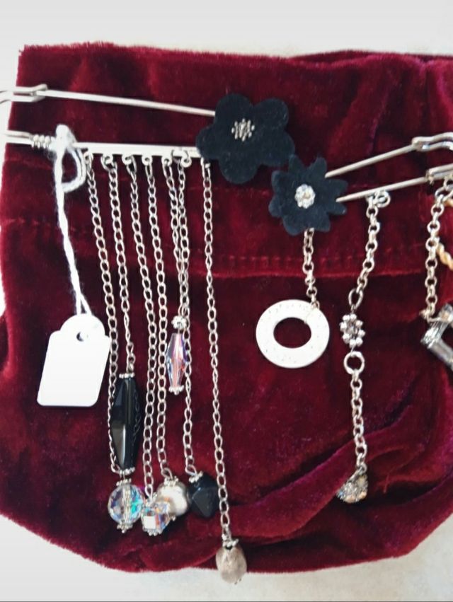 spille in argento con swaroski