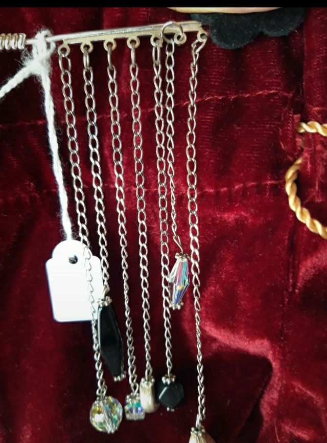 spille in argento con swaroski