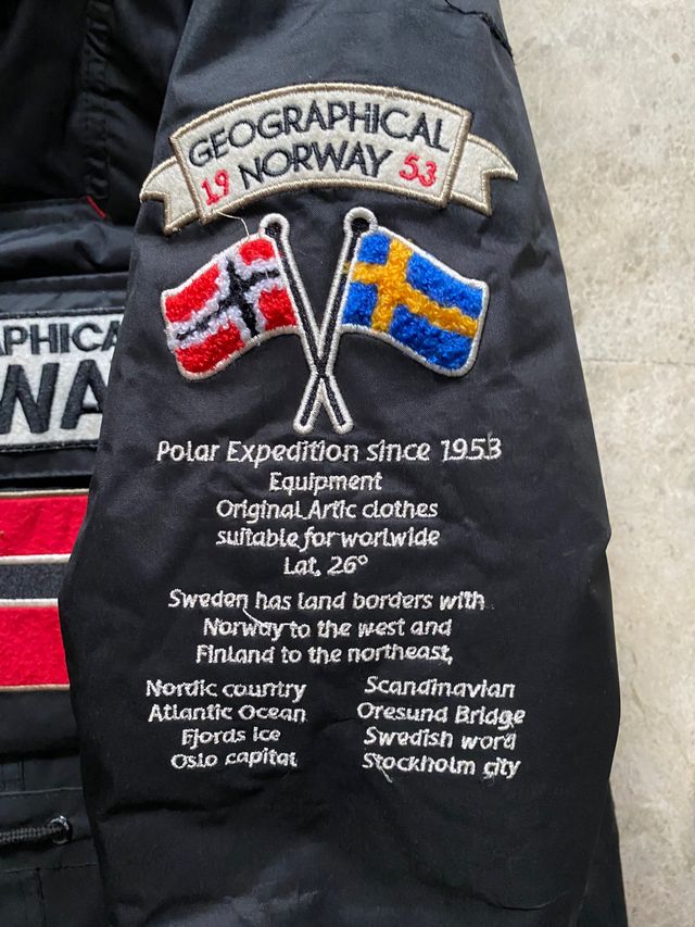 Parka Geographical Norway negro