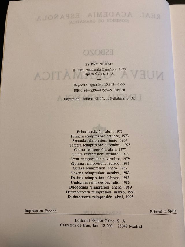 Esbozo de una nueva Gramática Española