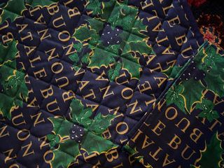 Tovaglietta imbottita e tovagliolo abbinato