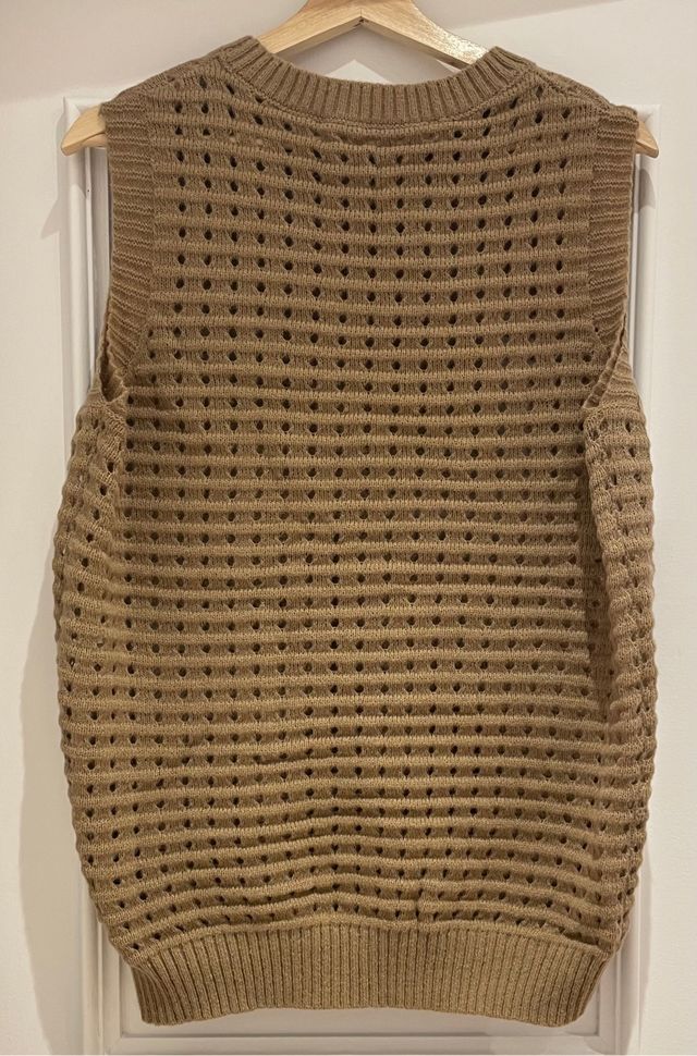 Chaleco de punto malla