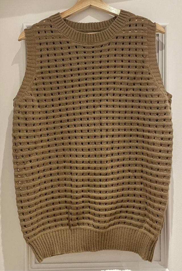 Chaleco de punto malla