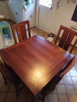 conjunto mesa comedor