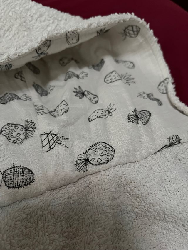 Juego de tres capas de baño de bebé