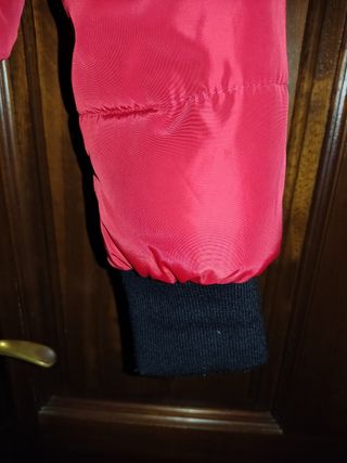 Cazadora acolchada roja!