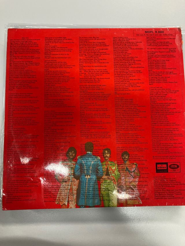 THE BEATLES. Rareza. Sgt. pepper. Mono. España.