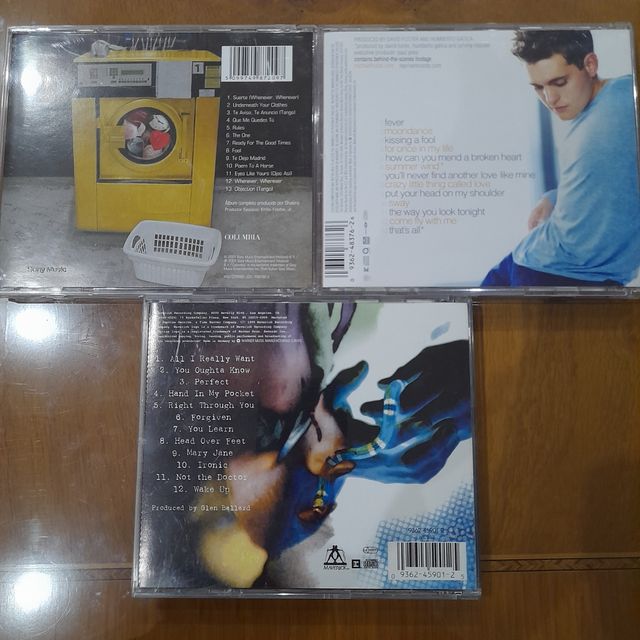 Pack 3 Cd Musica Shakira, Bublé, Morissette