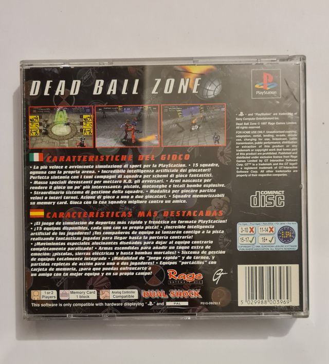 DBZ Dead Ball Zone Playstation 1