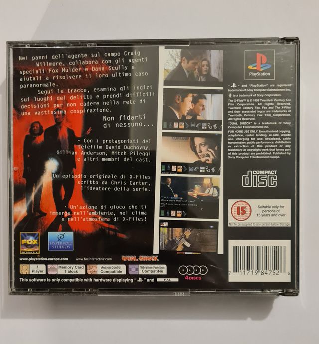 The X-Files 4 Disc Playstation 1