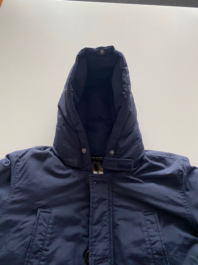 Giacca imbottita/parka bambino blu Pickwick tg.14a
