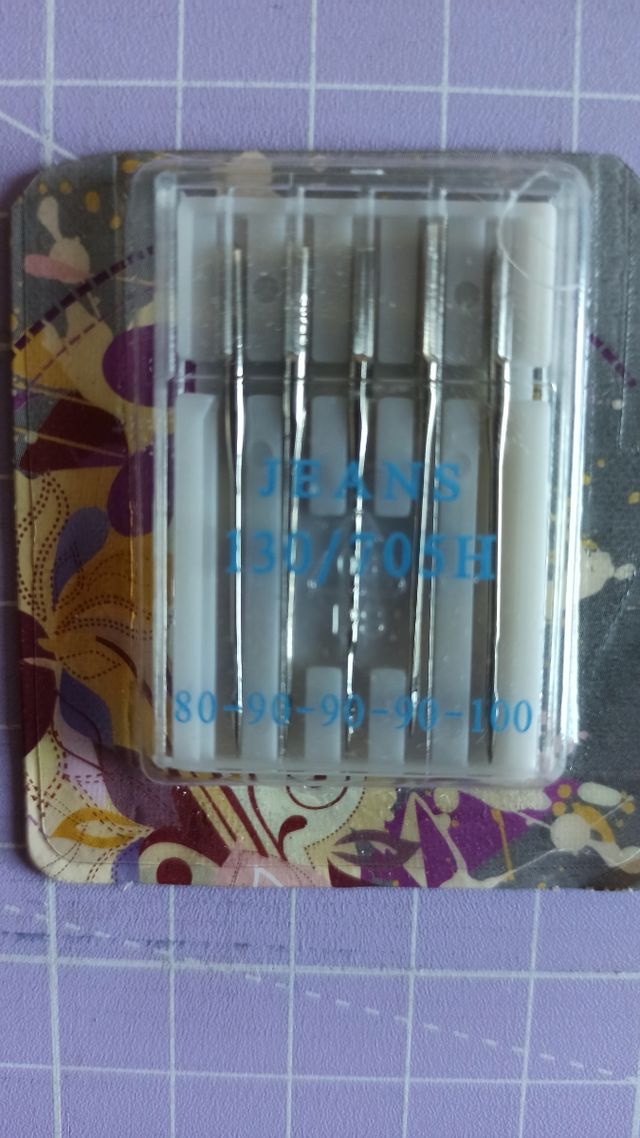 agujas jeans para máquina de coser
