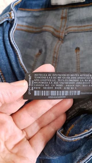 Zara jeans bootcut vaquero acampanado