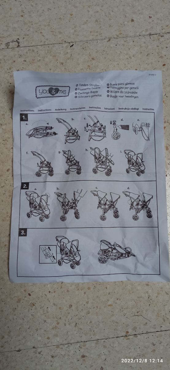 Sillita paseo gemelos