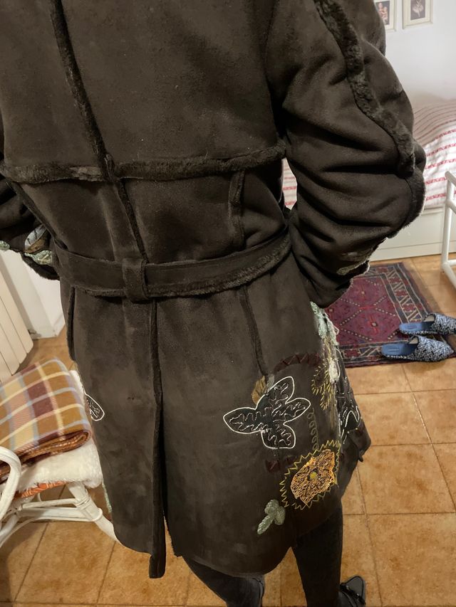 Cappotto foderato di pelliccia Desigual