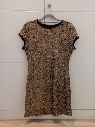 Vestido Fiesta Lentejuelas Mango