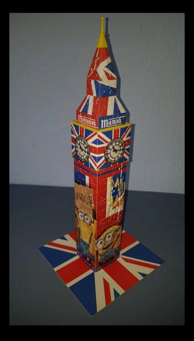 Puzzle 3D Big Ben Minions.