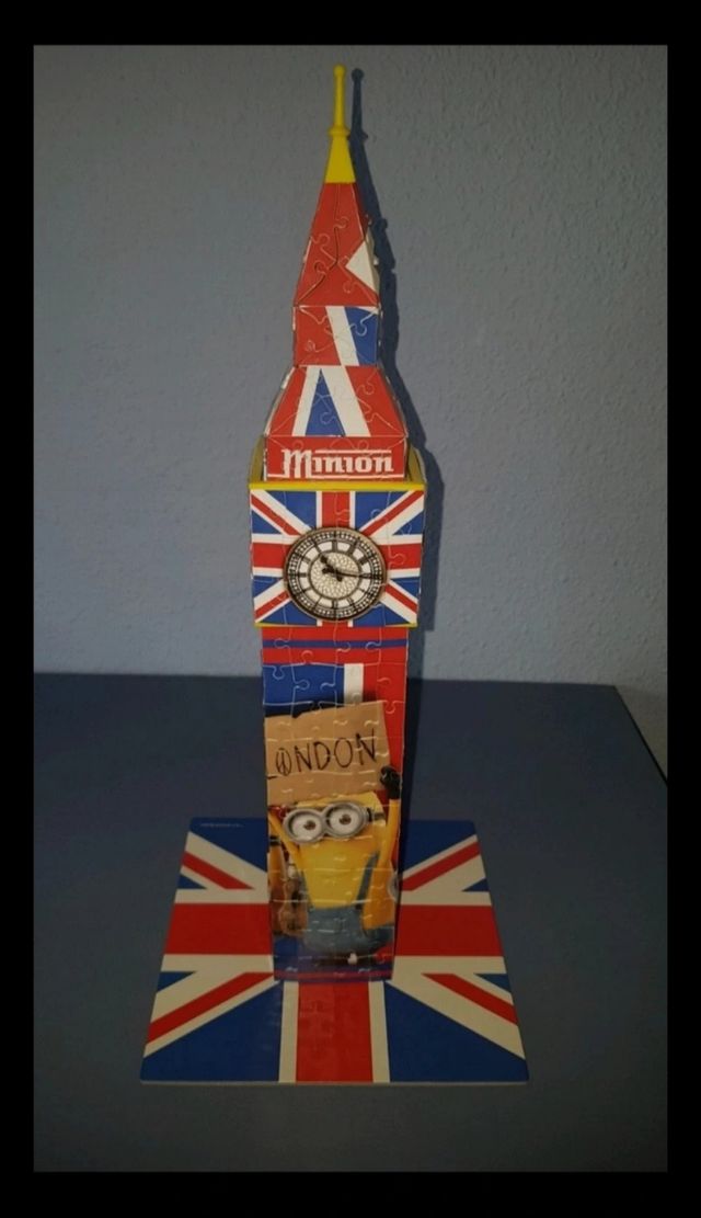 Puzzle 3D Big Ben Minions.
