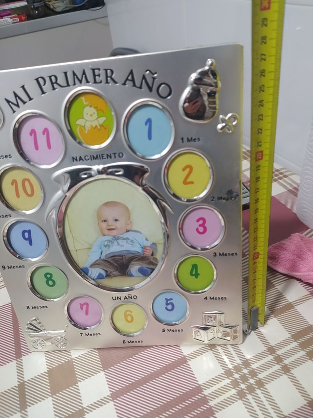 Marco de fotos año del bebé