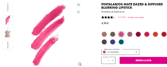 Pintalabios Mate Dazed & Diffused NYX