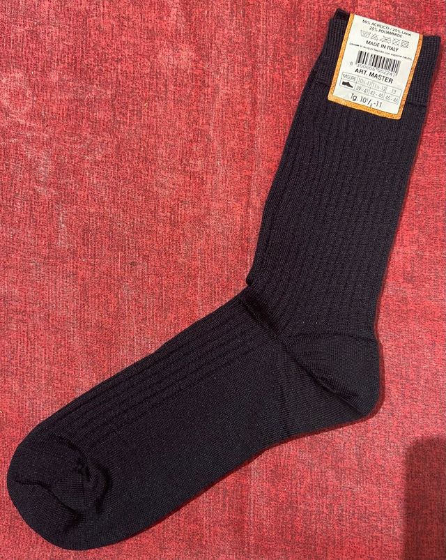 Calze uomo. Taglia 39/41. Colore blu notte.