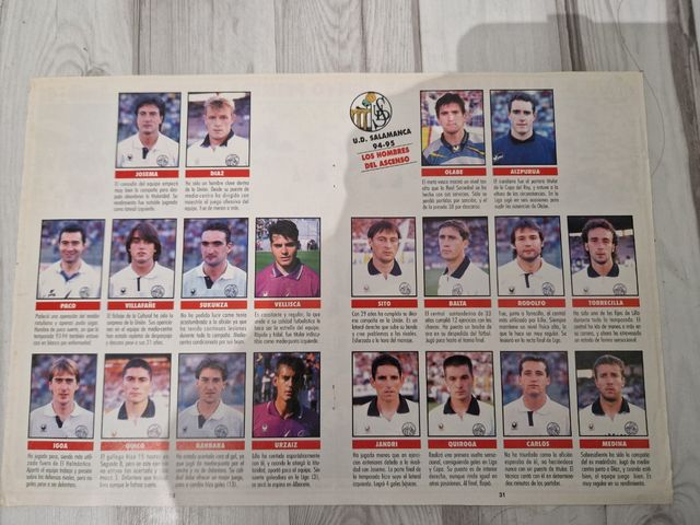 Póster Salamanca temporada 94-95