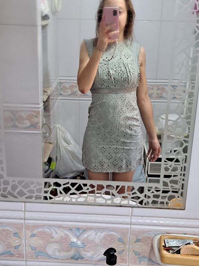 Vestido Mango con calados talla XS