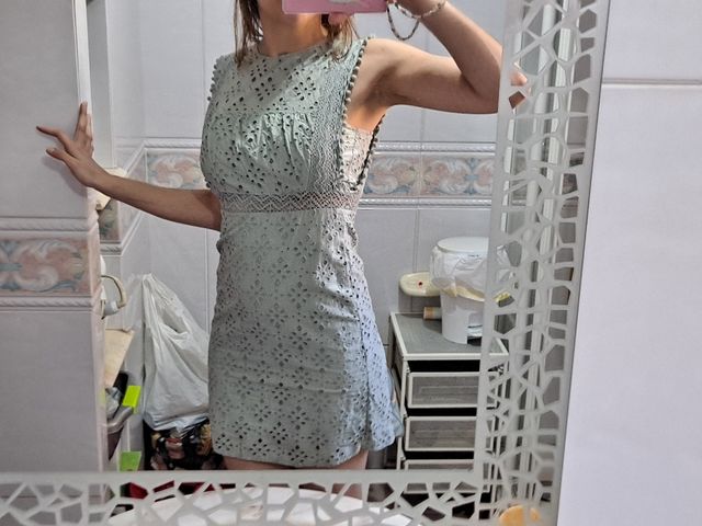 Vestido Mango con calados talla XS