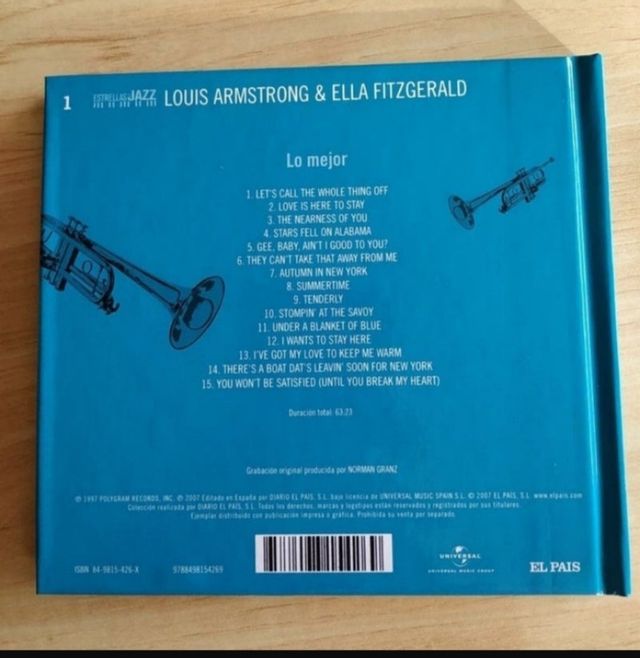 Libro-cd "Louis Armstrong & Ella Fitzgerald"
