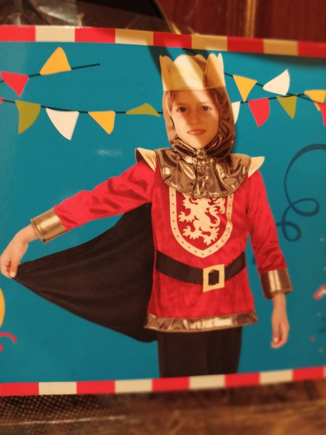 DIsfraz Rey Arturo o medieval
