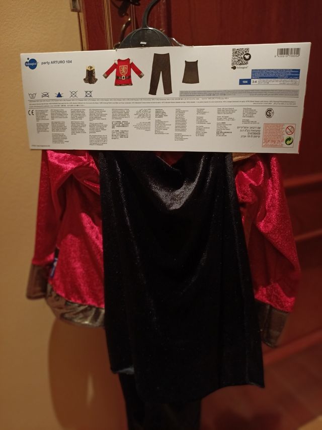 DIsfraz Rey Arturo o medieval