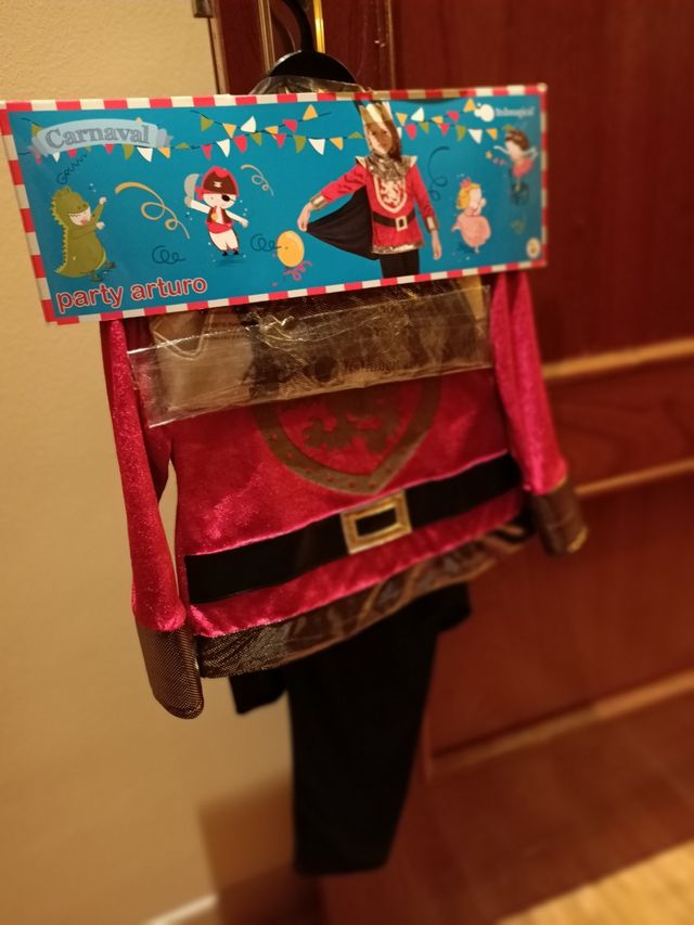 DIsfraz Rey Arturo o medieval