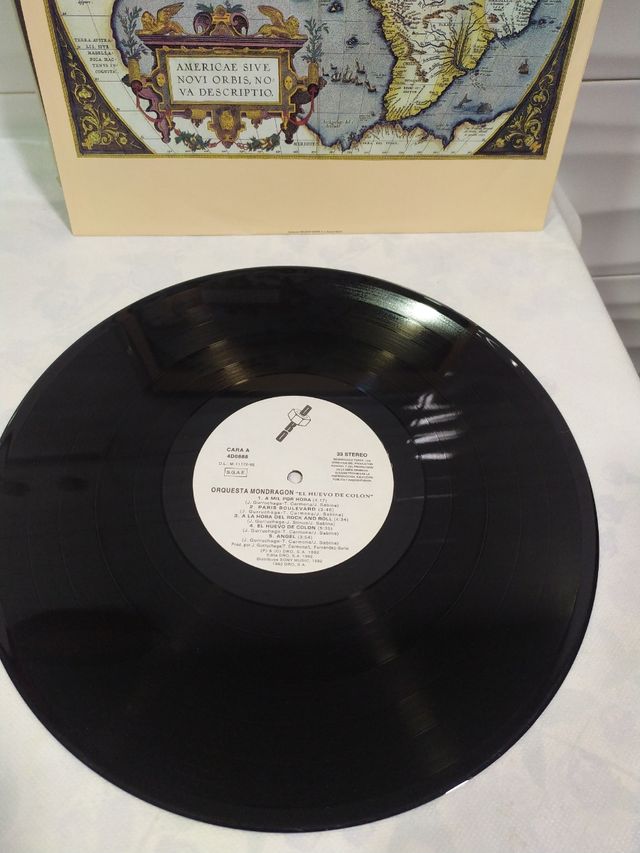 vinilo 12" orquesta Mondragón ( el huevo de Colón)