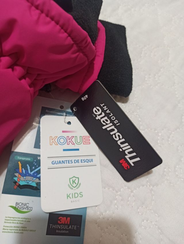 Manoplas guantes niño