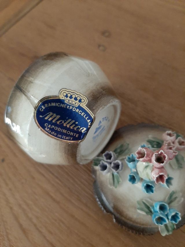 Cajita de porcelana italiana