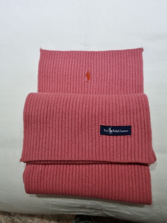 Bufanda rosa Ralph Lauren y Pedro del Hierro