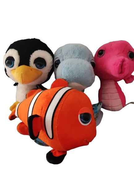 Peluches animales marinos