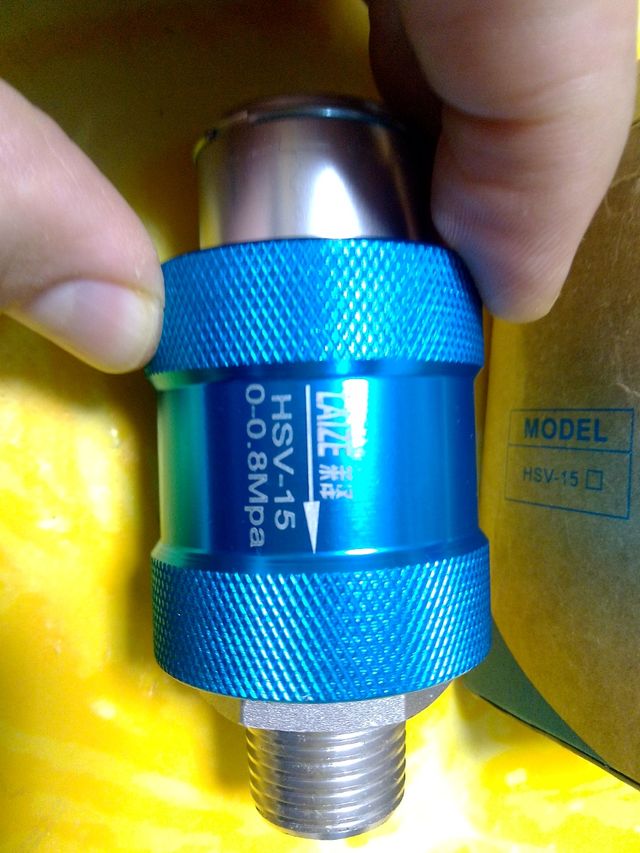 Válvula de escape neumática, HSV-15