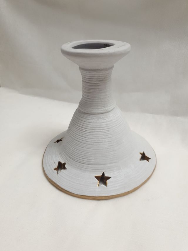 Portavelas con estrellas