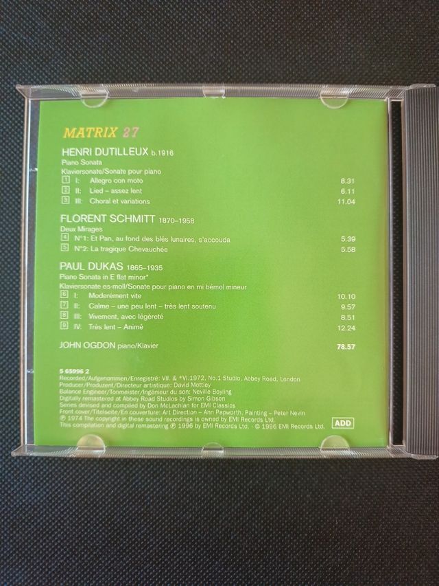 DUKAS • DUTILLEUX: Piano Sonatas, etc.