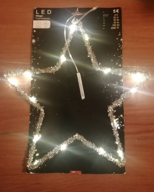 Adorno Estrella Led. Nuevo