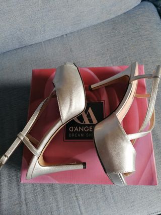 Sandalias color plata