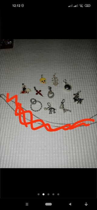 Colgantes de plata varios modelos