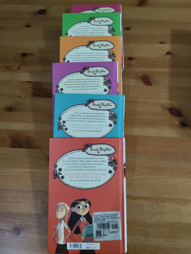 Libros saga curso en Torres de Malory