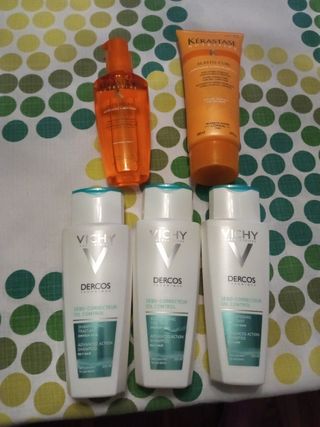 champú Vichy y tratamiento para cabellos grasos