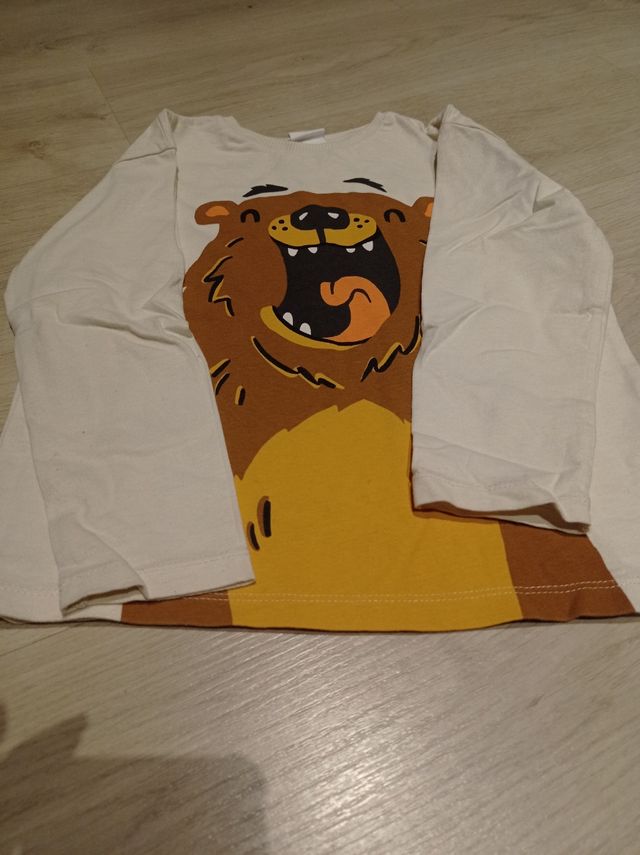 Camiseta oso Zara 4-5años(110cm)