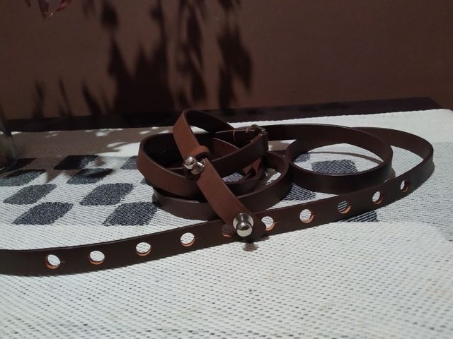 CINTURON DOBLE DE PIEL