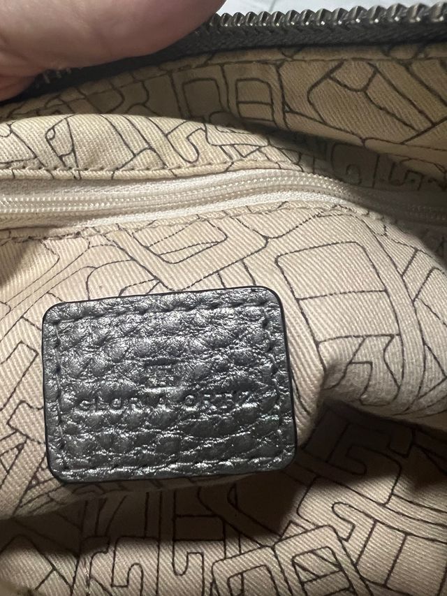 Bolso piel Gloria Ortiz plata