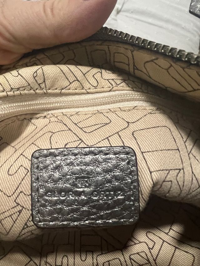 Bolso piel Gloria Ortiz plata